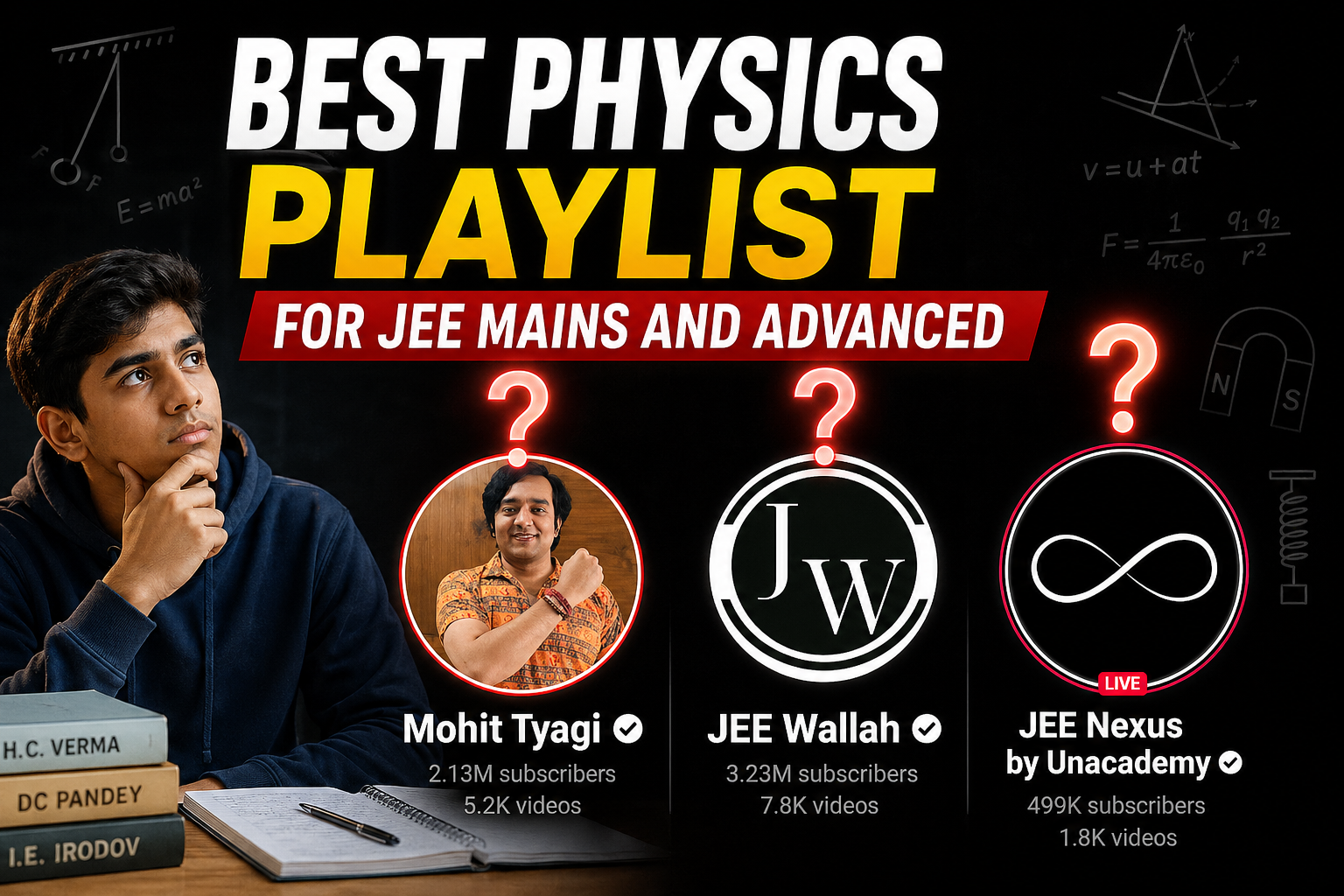 Best Physics Playlist for JEE Mains and Advanced
